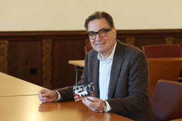 Jörg Hoffmann im Schloss. Jörg Hoffmann im Schloss.