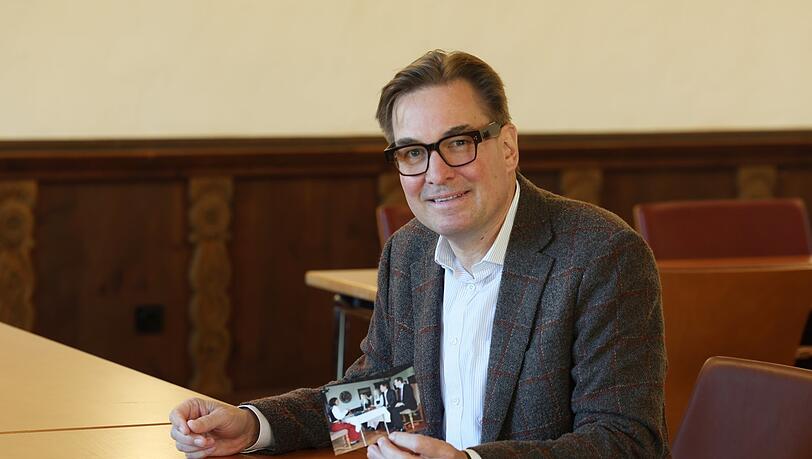 Jörg Hoffmann im Schloss. Jörg Hoffmann im Schloss.