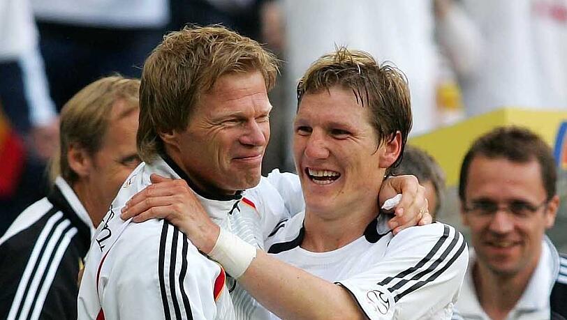 Zwei, die sich verstehen und mögen: Oliver kahn (l.) und Bastian Schweinsteiger. Zwei, die sich verstehen und mögen: Oliver kahn (l.) und Bastian Schweinsteiger.