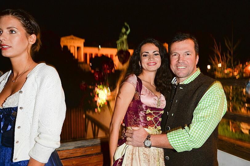 Lothar Matthäus und Freundin Anastasia.