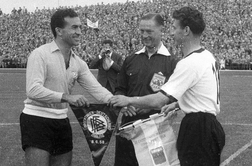 Auf den legendären Fritz Walter folgte Hans Schäfer von 1958-1962.