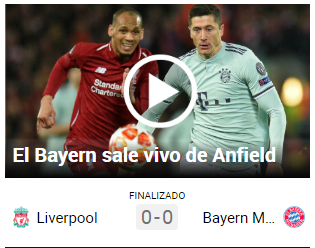 In die ähnliche Richtung geht die spanische "Marca": "Die Bayern verlassen Anfield sehr lebendig"
