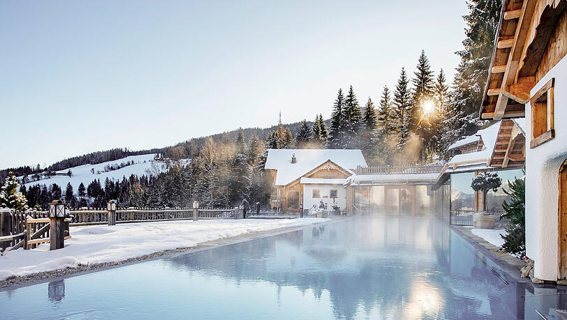 Der Premium Alpin SPA mit abwechslungsreichen Sauna- und Wasserwelten.