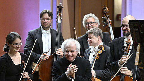 Sir András Schiff bei einem Konzert in Prag.