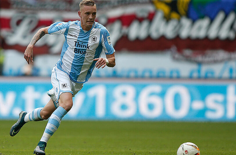 Gladbachs Manager Max Eberl soll ihn auf dem Schirm haben: Löwen-Flügelspieler Marius Wolf.