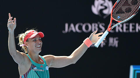 Emotion und Kampf pur: Bilder vom packenden Halbfinale von Angelique Kerber gegen Johanna Konta