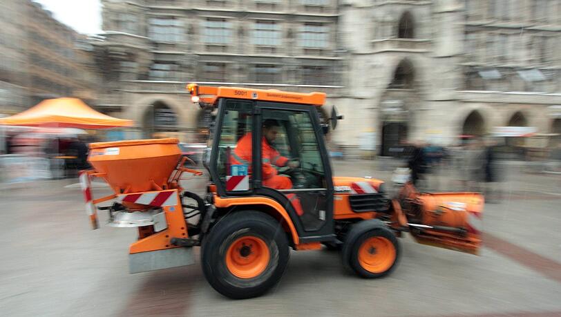 Auch in München droht am Freitag gefährliches Glatteis. Auch in München droht am Freitag gefährliches Glatteis.