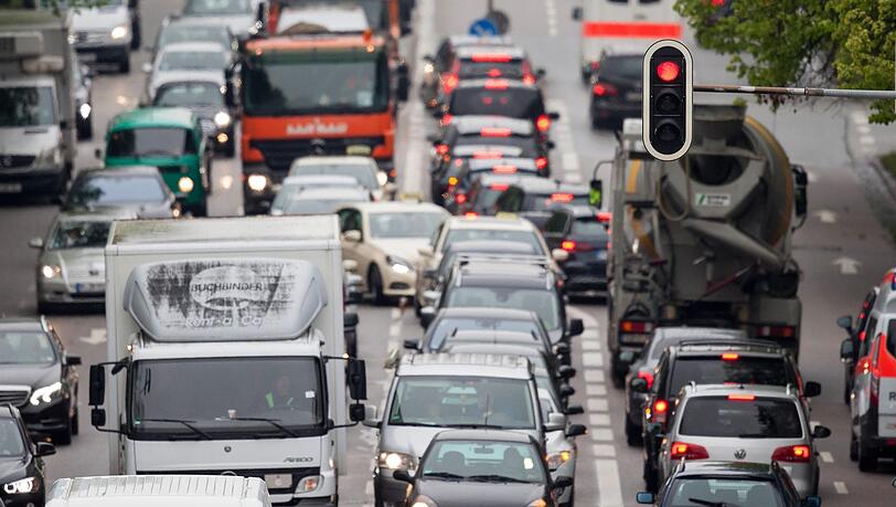 In und um München ist mit Staus zu rechnen. In und um München ist mit Staus zu rechnen.