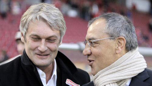 Vorgänger und Nachfolger: Felix Magath (l.) und Armin Veh. Vorgänger und Nachfolger: Felix Magath (l.) und Armin Veh.