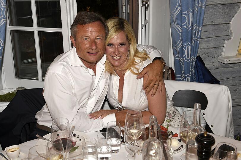 Yorck Otto mit Frau Alexandra, die Geburtstag hat.