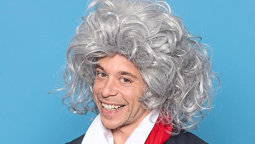 Tobias Krell alias Checker Tobi als Beethoven. Tobias Krell alias Checker Tobi als Beethoven.