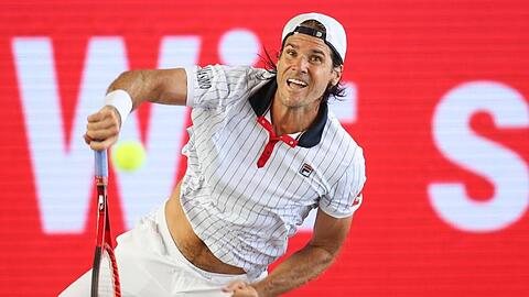 Tommy Haas in Aktion.