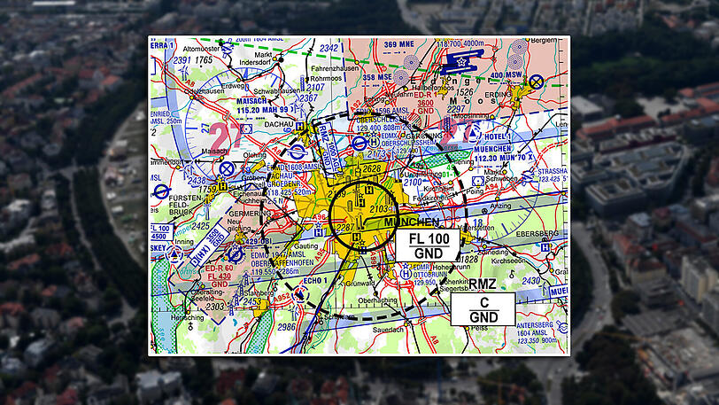 Um den gesperrten Luftraum zu befliegen, braucht man eine Sondergenehmigung. Wer die Sperrzone missachtet, kann hart bestraft werden.
