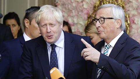 Trafen sich Anfang der Woche zu einem Gespräch: Boris Johnson (l.) und Jean-Claude Juncker.