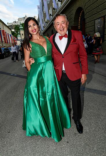 Nina "Bambi" Bruckner mit Ex Richard Lugner