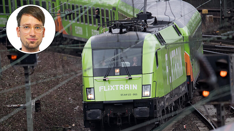 Nächster Halt: München? Das wird es weiter nicht geben. Ein Flixtrain in Hamburg.