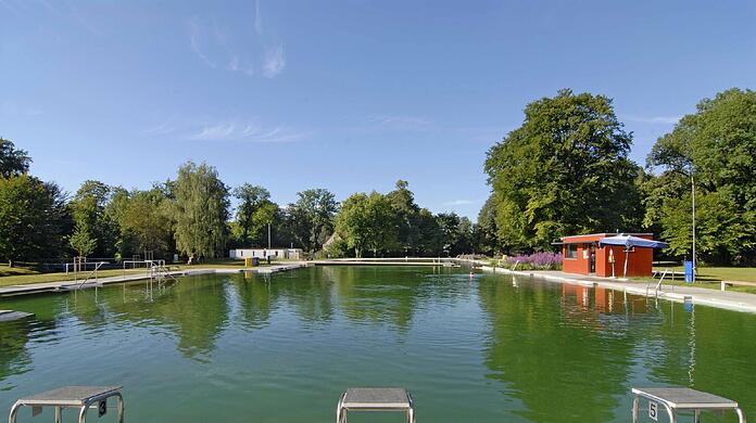 Das große Becken im Maria Einsiedel. (Archivbild)