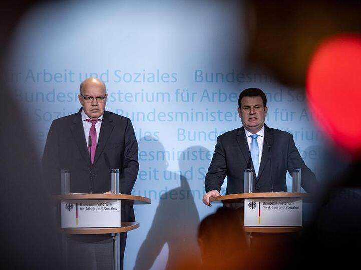 Treffen sich zu Gesprächen: Peter Altmaier und Hubertus Heil.