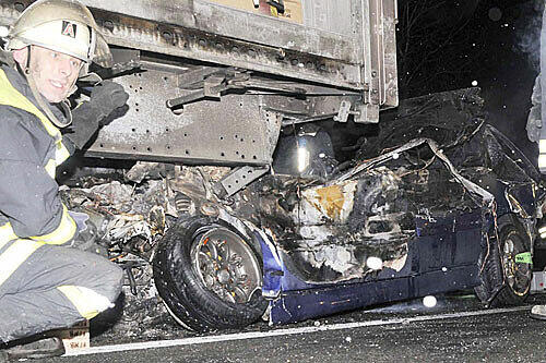 Der Fahrer hatte keine Chance