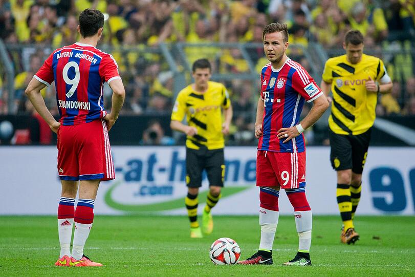 MARIO GÖTZE - NOTE 5 - Wurde bei seiner Einwechslung in Minute 59 von den BVB-Fans wüst beschimpft. Da hilft auch ein WM-Final-Matchwinnertor nicht. Hatte bis auf die Einwechslung im Grunde keine Szene. Zu ungefährlich.