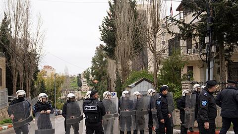 Deutschland will die palästinensische Polizei auch künftig unterstützen. (Archivbild)