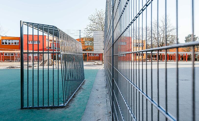 Ein Bolzplatz in Hamburg.
