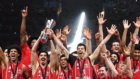 Topfavorit der Basketball-Trainer auf die Meisterschaft: Pokalsieger FC Bayern München.