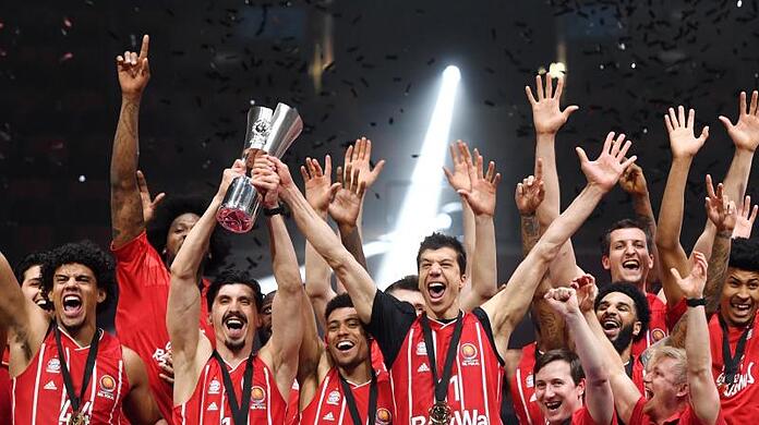 Topfavorit der Basketball-Trainer auf die Meisterschaft: Pokalsieger FC Bayern München.