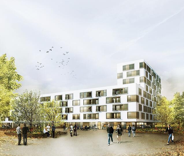 So könnte das neue Quartier aussehen: Der Entwurf der Münchner Architekten. Bild: Bogevischs Architekten