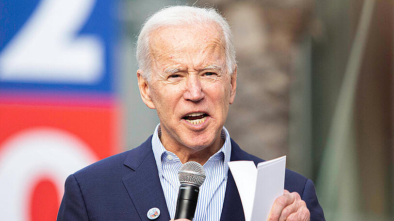 Joe Biden bei einem Auftritt in Los Angeles