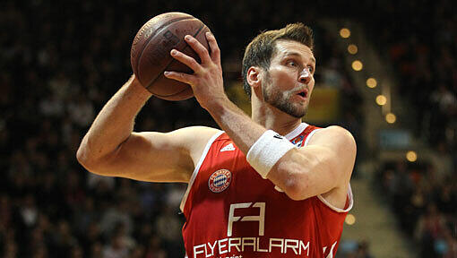 Jared Homan - Topscorer der Bayern gegen Ulm. Jared Homan - Topscorer der Bayern gegen Ulm.