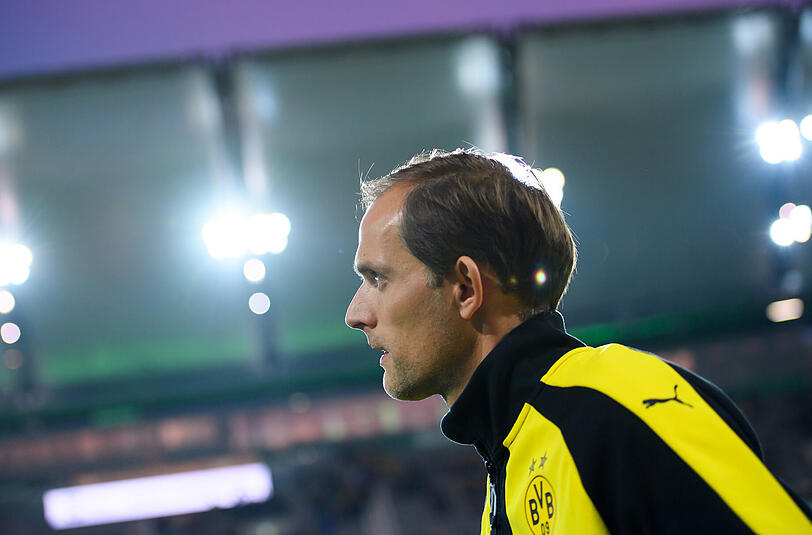 Thomas Tuchel vor dem Spiel gegen Wolfsburg.