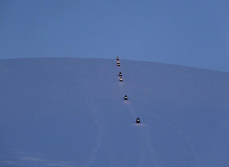 Beeindruckend: Das Polarlicht im Winter.