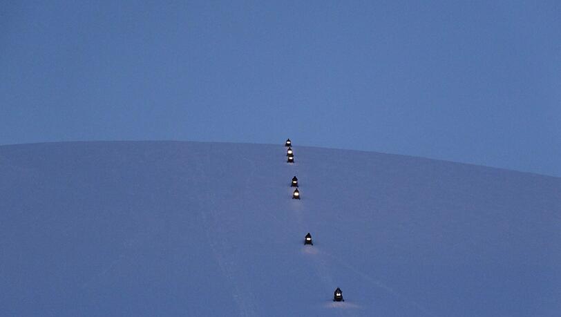 Beeindruckend: Das Polarlicht im Winter. Beeindruckend: Das Polarlicht im Winter.