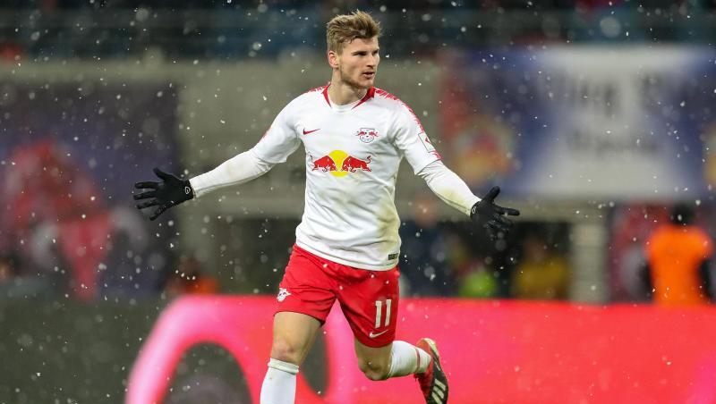 Timo Werner jubelt nach einem Tor für RB Leipzig. Foto: Jan Woitas/Archiv Timo Werner jubelt nach einem Tor für RB Leipzig. Foto: Jan Woitas/Archiv