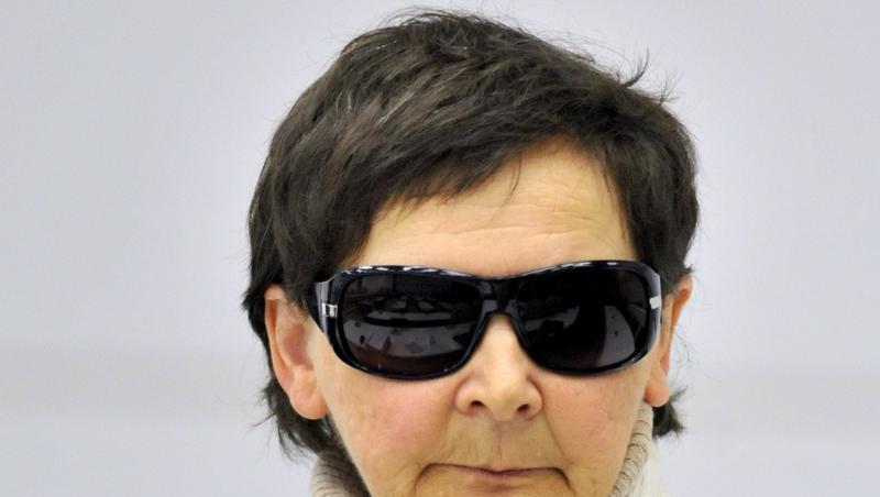 Die ehemalige RAF-Terroristin Verena Becker im Gerichtssaal des Oberlandesgerichts Stuttgart in Stuttgart-Stammheim. Die ehemalige RAF-Terroristin Verena Becker im Gerichtssaal des Oberlandesgerichts Stuttgart in Stuttgart-Stammheim.
