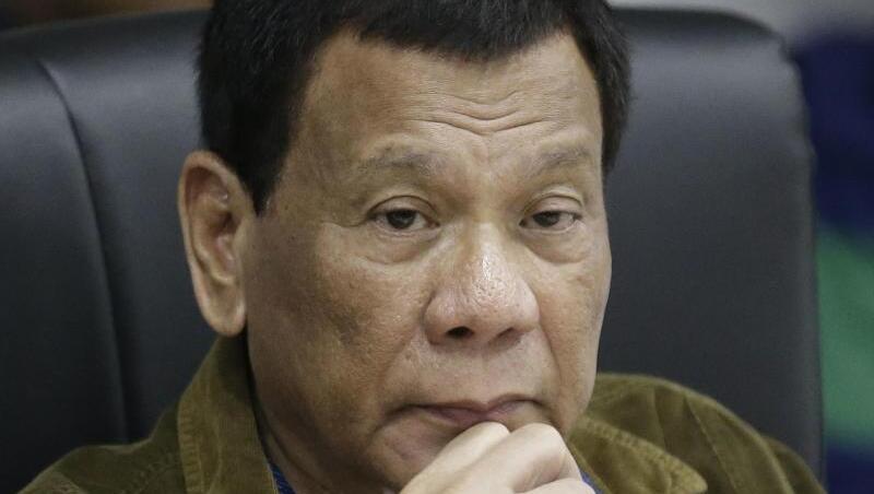 Der philippinische Präsident Rodrigo Duterte: "Ihr seid da - sagt uns, wie wir uns verhalten sollen." Der philippinische Präsident Rodrigo Duterte: "Ihr seid da - sagt uns, wie wir uns verhalten sollen."