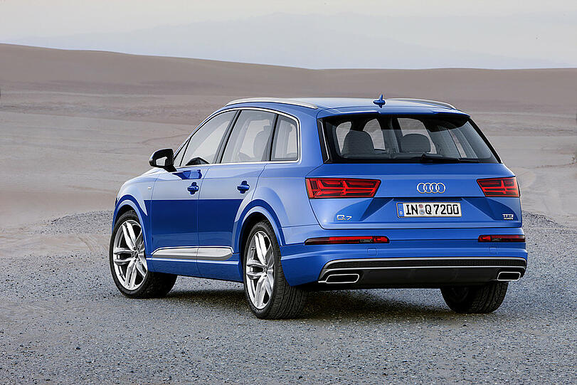 Der neue Audi Q7 schaut ein wenig dynamischer aus - und hast deutlich abgenommen.