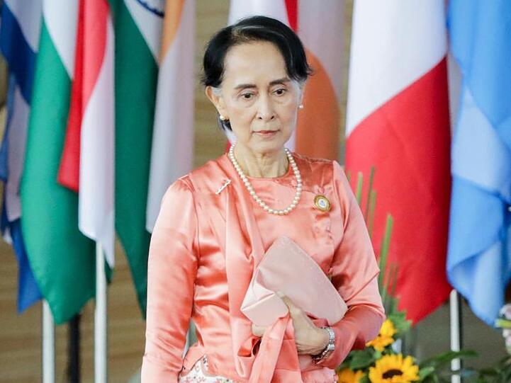 Die Friedensnobelpreisträgerin Aung San Suu Kyi ist de facto Regierungschefin von Myanmar.