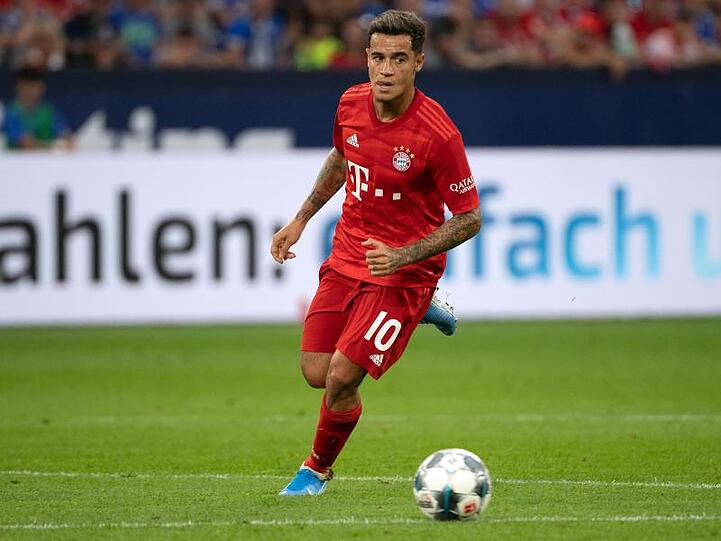 Philippe Coutinho gab gegen den FC Schalke 04 sein Bayern-Debüt.