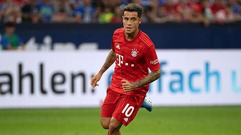 Philippe Coutinho gab gegen den FC Schalke 04 sein Bayern-Debüt.