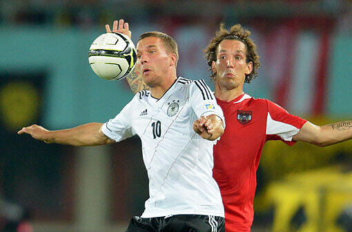 LUKAS PODOLSKI: Ohne Note. Kam nach 75 Minuten für Klose