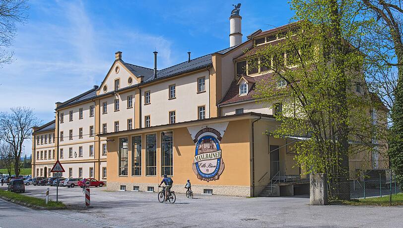 Die Schlossbrauerei Maxlrain bei Tuntenhausen in Oberbayern.