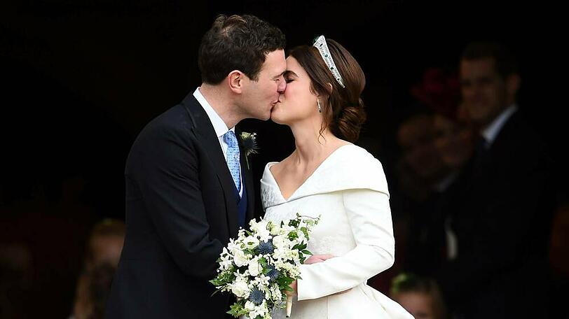 Prinzessin Eugenie und Jack Brooksbank bei ihrer Hochzeit.