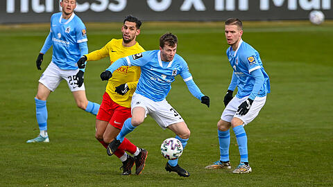 Die Löwen taten sich gegen die Gäste aus Meppen schwer.