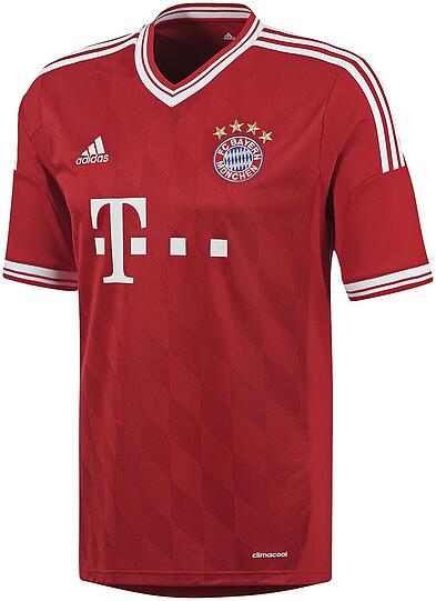 Das sind die neuen Heimtrikots des FC Bayern für die Saison 2013-2014.