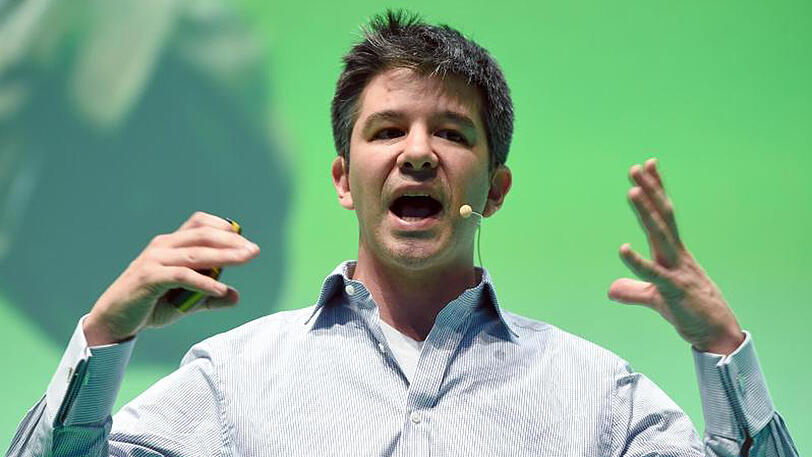 Der CEO des Online-Vermittlungsdienstes für Fahrdienstleistungen Uber, Travis Kalanick.