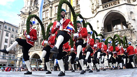 Auch am Marienplatz wird an diesem Wochenende noch einmal getanzt.
