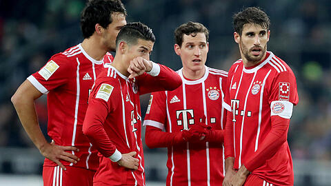 Zwei neue Leistungsträger und einer in alter, neuer Rolle: James Rodriguez, Sebastian Rudy und Javi Martinez.
