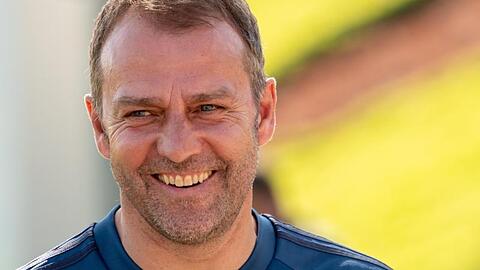 Hat gut Lachen: Bayern-Coach Hansi Flick.